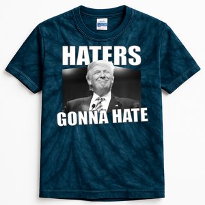 Haters Gonna Hate Trump Kids Tie-Dye T-Shirt