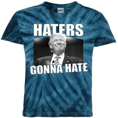 Haters Gonna Hate Trump Kids Tie-Dye T-Shirt