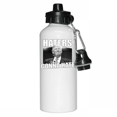 Haters Gonna Hate Trump Aluminum Water Bottle