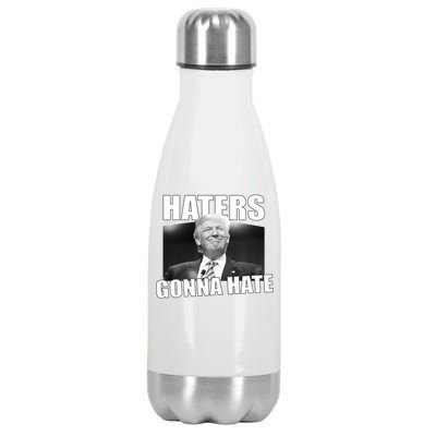 Haters Gonna Hate Trump Stainless Steel Insulated Water Bottle