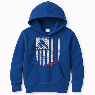 Hockey American Usa Flag Gift Mens Tee Gift Kids Hoodie
