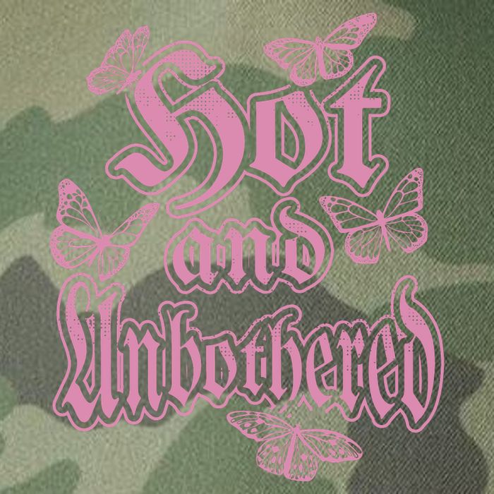 Hot And Unbothered Butterfly Quote Legacy Tie Dye Trucker Hat