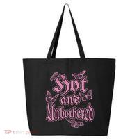 Hot And Unbothered Butterfly Quote 25L Jumbo Tote