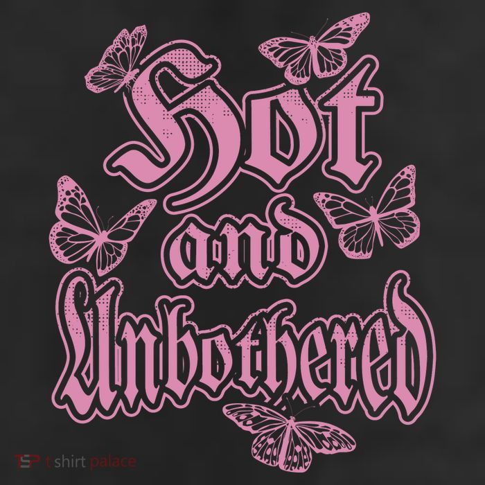 Hot And Unbothered Butterfly Quote 25L Jumbo Tote