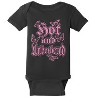 Hot And Unbothered Butterfly Quote Baby Bodysuit