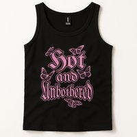 Hot And Unbothered Butterfly Quote Tank Top