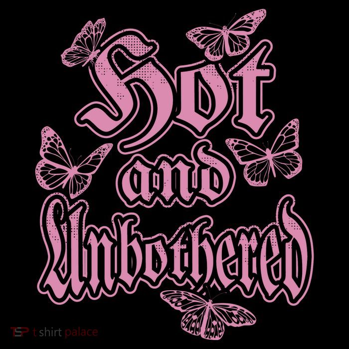 Hot And Unbothered Butterfly Quote Visor