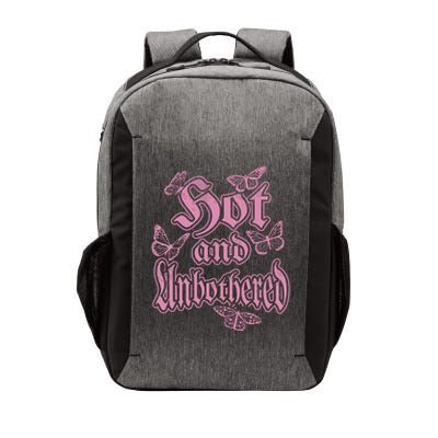 Hot And Unbothered Butterfly Quote Vector Backpack