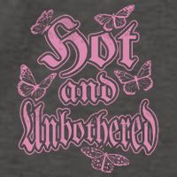 Hot And Unbothered Butterfly Quote Vector Backpack