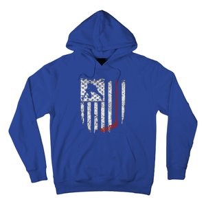 Hockey American Usa Flag Gift Gift Hoodie