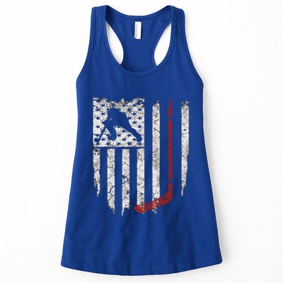Hockey American Usa Flag Gift Gift Womens Tank Top