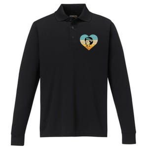 Heart Afro Virgo Zodiac Sign Gift Performance Long Sleeve Polo