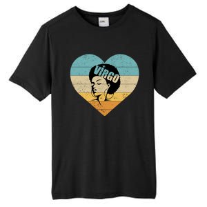 Heart Afro Virgo Zodiac Sign Gift Tall Fusion ChromaSoft Performance T-Shirt