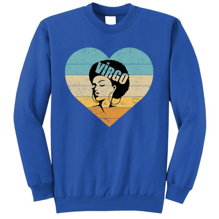 Heart Afro Virgo Zodiac Sign Gift Sweatshirt