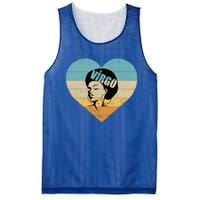 Heart Afro Virgo Zodiac Sign Gift Mesh Reversible Basketball Jersey Tank