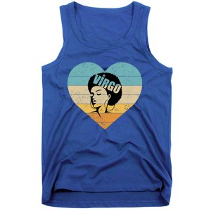 Heart Afro Virgo Zodiac Sign Gift Tank Top