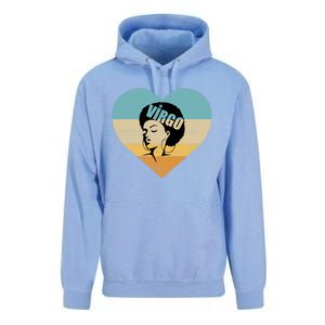 Heart Afro Virgo Zodiac Sign Gift Unisex Surf Hoodie