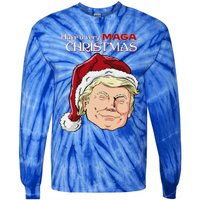 Have A Very Maga Christmas Tie-Dye Long Sleeve Shirt