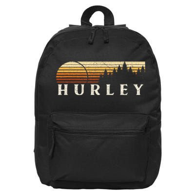 Hurley Al Vintage Evergreen Sunset Eighties 16 in Basic Backpack