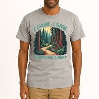  Hiking Adventure Vintage  I Came I Saw I Tripped On A Root Tall T-Shirt