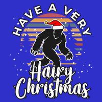 Have A Very Hairy Christmas Bigfoot Sasquatch Great Gift 16 in Basic Backpack