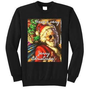 Have A Very Jerry Christmas Garcia Santa Holiday Sweatshirt