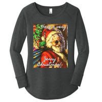 Have A Very Jerry Christmas Garcia Santa Holiday Women's Perfect Tri Tunic Long Sleeve Shirt