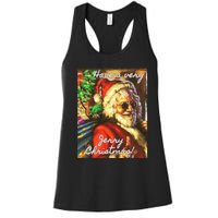 Have A Very Jerry Christmas Garcia Santa Holiday Women's Racerback Tank