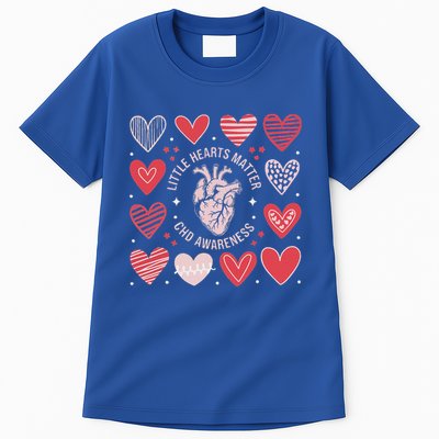 Heart Anatomy Valentine Little Heart Matter Chd Awareness Tall T-Shirt