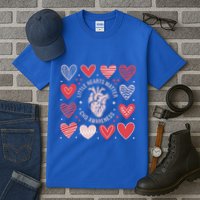 Heart Anatomy Valentine Little Heart Matter Chd Awareness Tall T-Shirt