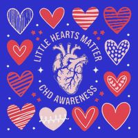 Heart Anatomy Valentine Little Heart Matter Chd Awareness 16 in Basic Backpack