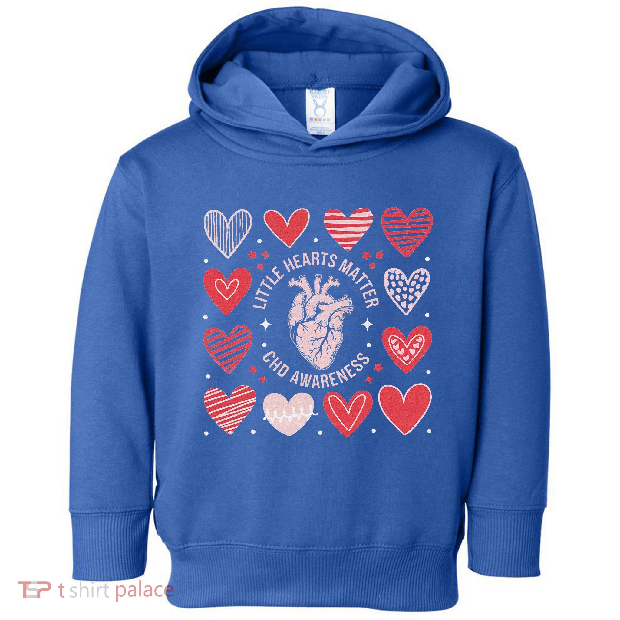 Heart Anatomy Valentine Little Heart Matter Chd Awareness Toddler Hoodie