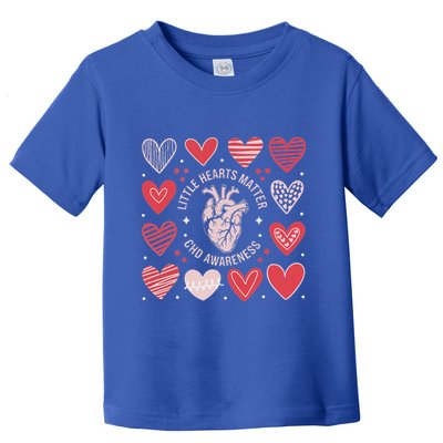 Heart Anatomy Valentine Little Heart Matter Chd Awareness Toddler T-Shirt