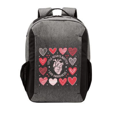Heart Anatomy Valentine Little Heart Matter Chd Awareness Vector Backpack