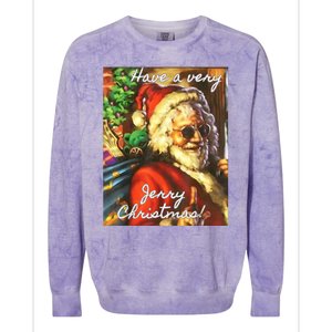 Have A Very Jerry Christmas Santa Holiday Colorblast Crewneck Sweatshirt