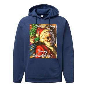 Have A Very Jerry Christmas Santa Holiday Performance Fleece Hoodie