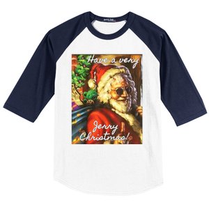 Have A Very Jerry Christmas Santa Holiday Baseball Sleeve Shirt