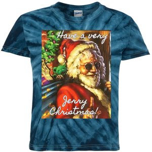 Have A Very Jerry Christmas Santa Holiday Kids Tie-Dye T-Shirt