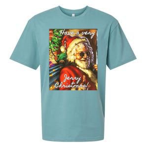 Have A Very Jerry Christmas Santa Holiday Sueded Cloud Jersey T-Shirt