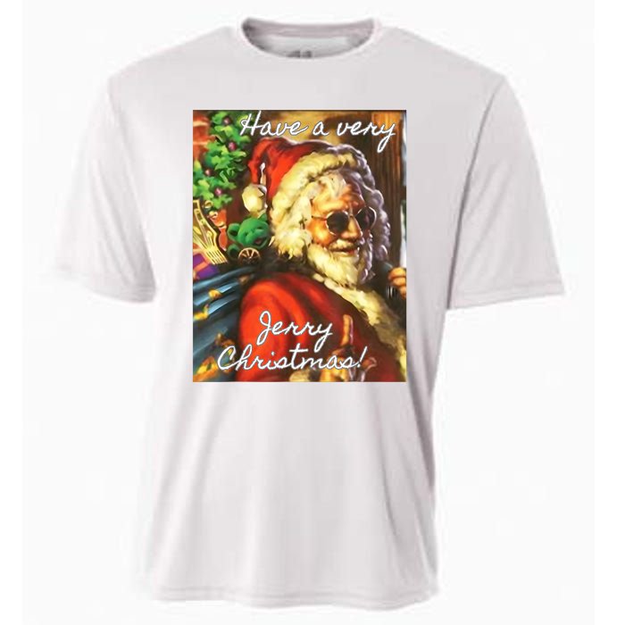 Have A Very Jerry Christmas Santa Holiday Cooling Performance Crew T-Shirt