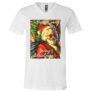 Have A Very Jerry Christmas Santa Holiday V-Neck T-Shirt