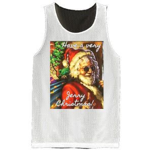 Have A Very Jerry Christmas Santa Holiday Mesh Reversible Basketball Jersey Tank