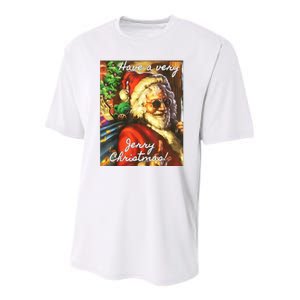 Have A Very Jerry Christmas Santa Holiday Youth Performance Sprint T-Shirt