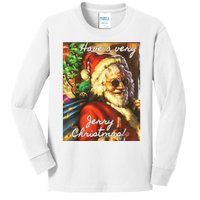 Have A Very Jerry Christmas Santa Holiday Kids Long Sleeve Shirt