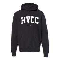 Hvcc Arch Vintage Retro College Athletic Sports Premium Hoodie