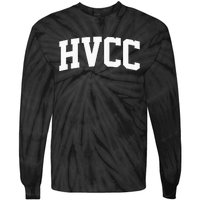 Hvcc Arch Vintage Retro College Athletic Sports Tie-Dye Long Sleeve Shirt