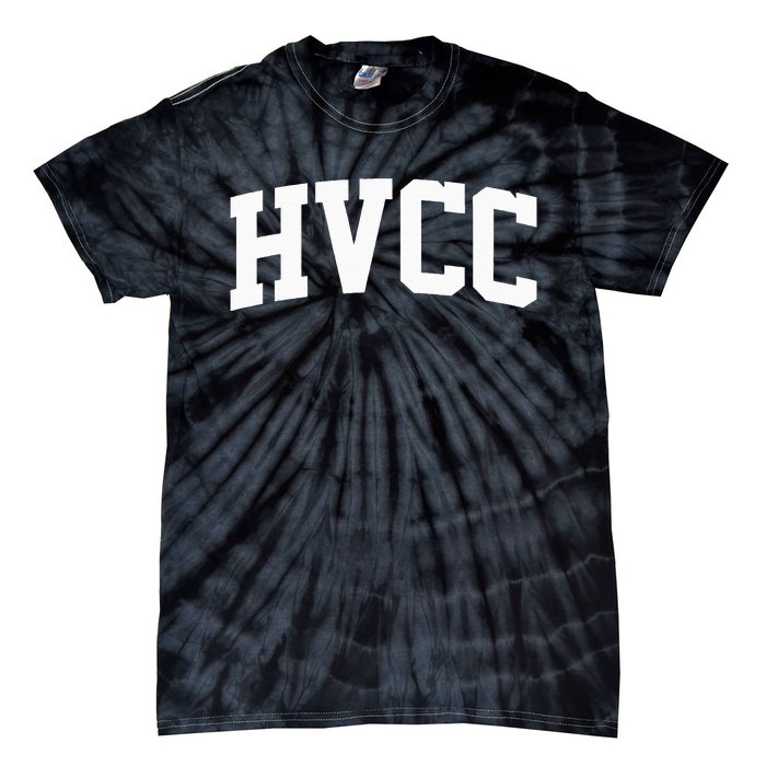 Hvcc Arch Vintage Retro College Athletic Sports Tie-Dye T-Shirt