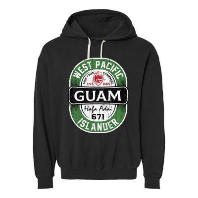 Hafa Adai Vintage Guam Garment-Dyed Fleece Hoodie