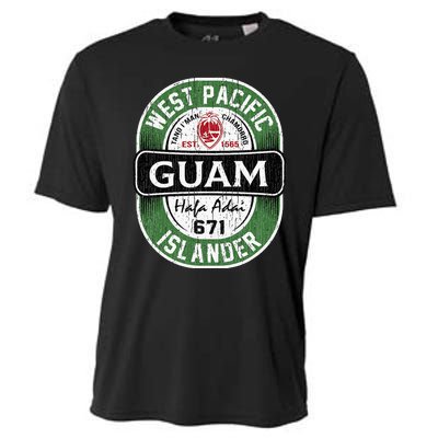 Hafa Adai Vintage Guam Cooling Performance Crew T-Shirt