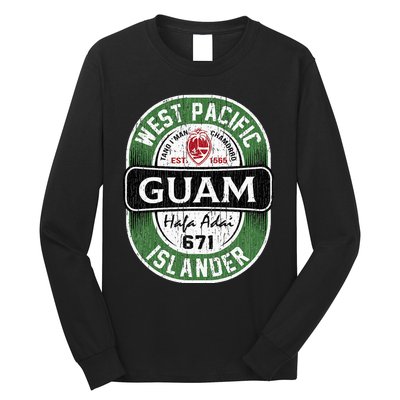 Hafa Adai Vintage Guam Long Sleeve Shirt